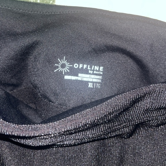 AERIE NWT Black Top Size XL - Picture 4 of 10